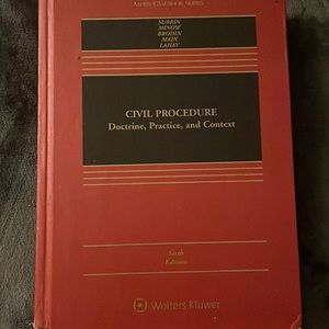 Civil Procedure Sixth Edition - Subrin, et. al.
